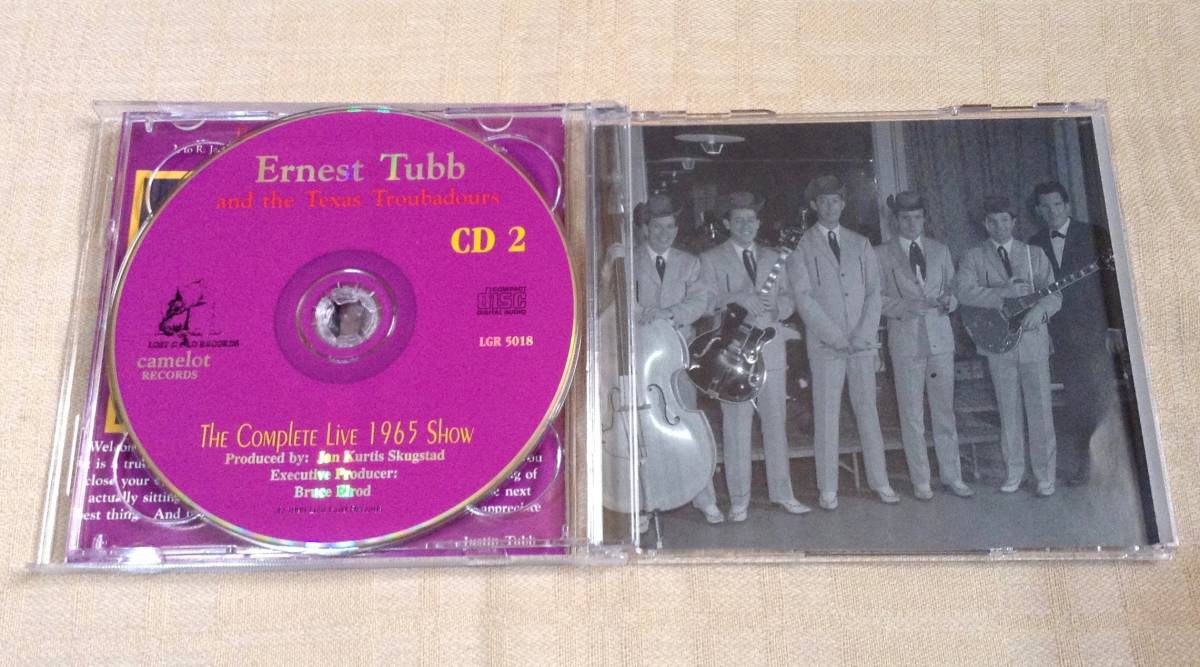 アーネスト・タブ/Ernest Tubb and The Texas Troubadours「The Complete Live 1965 Show」2CDの画像4