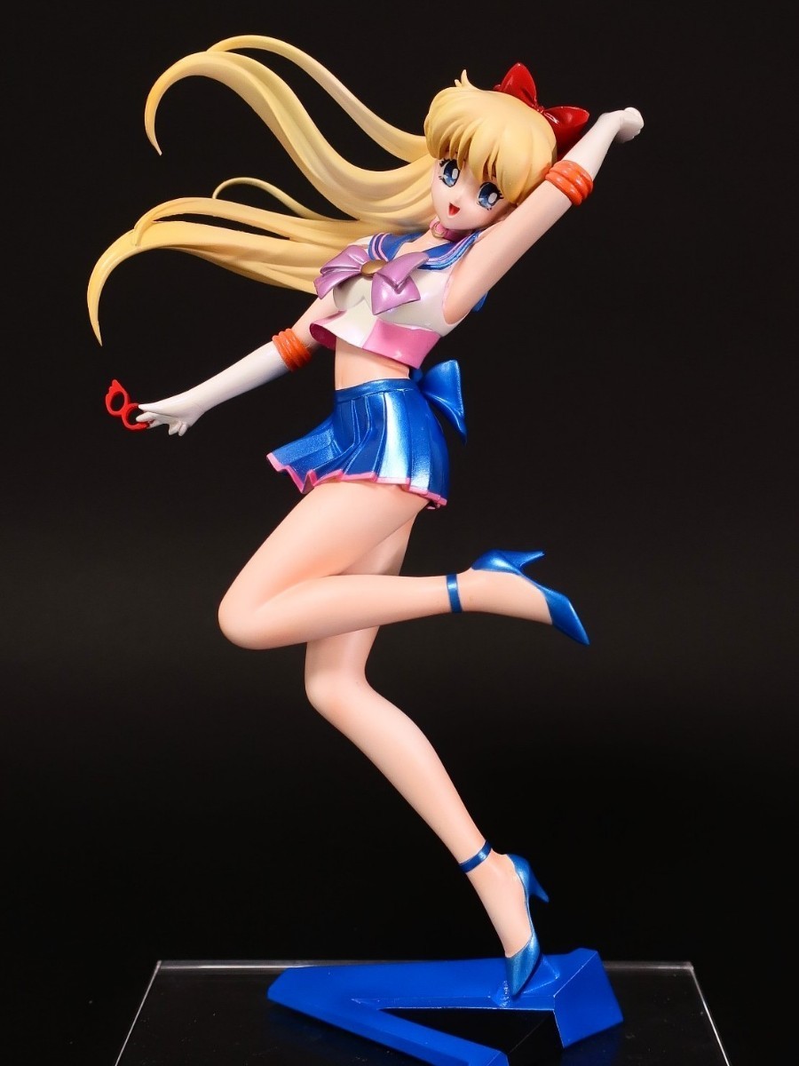 【一点モノ】 セーラーV 塗装済み完成品 1/8 フィギュア セーラーヴィーナス 愛野美奈子 ガレージキット レジンキャストキット G-PORT_画像2