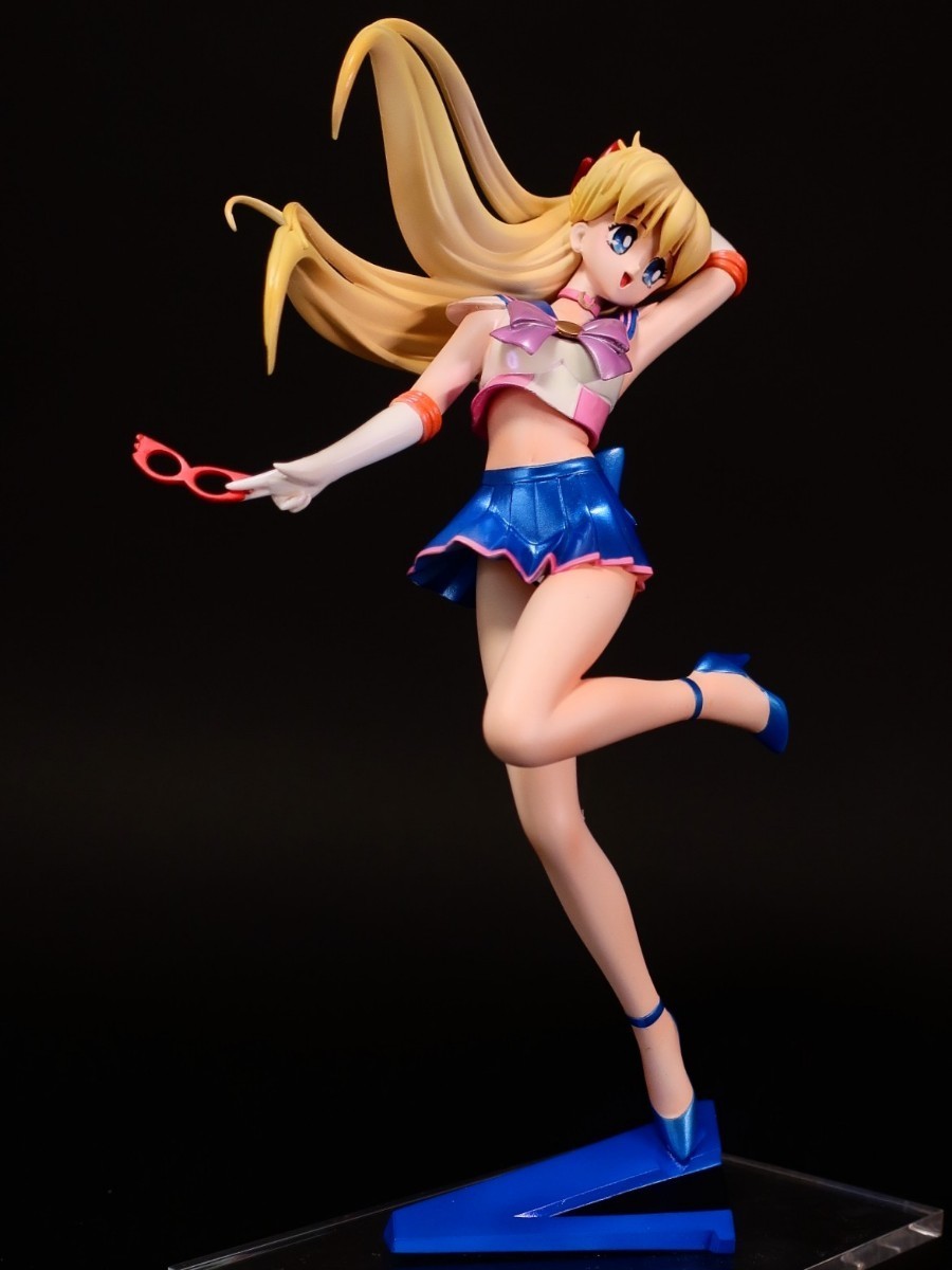 【一点モノ】 セーラーV 塗装済み完成品 1/8 フィギュア セーラーヴィーナス 愛野美奈子 ガレージキット レジンキャストキット G-PORT_画像5