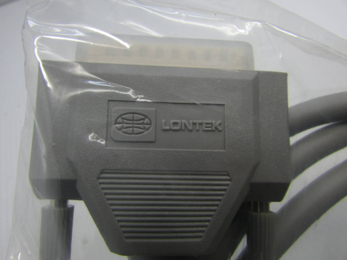 [YPC0573]*LONTEK serial port 25Pin male - 25Pin male no check unopened goods *JUNK