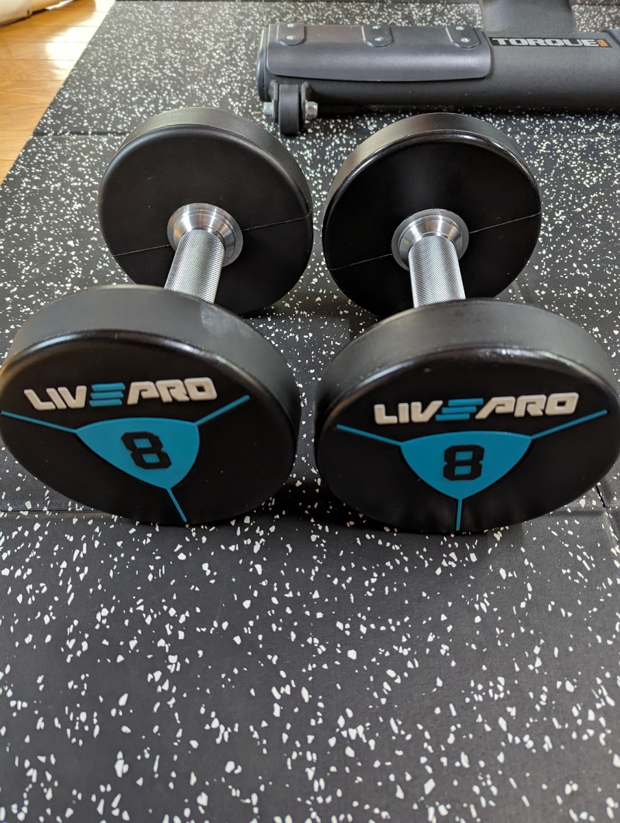 ウレタン製　TPU　ダンベル　8kg　セット　検索　IVANKO　IROTEC