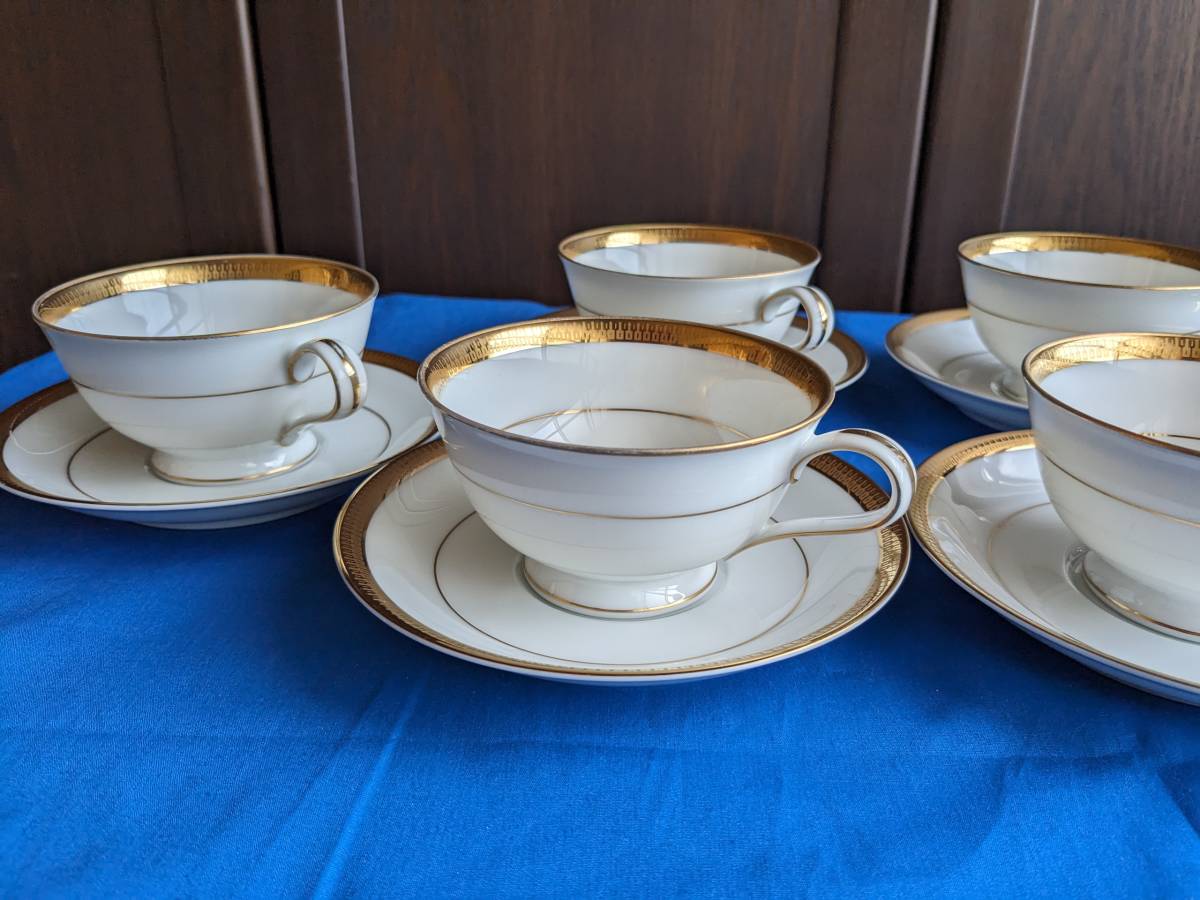 送料無料★レア★ノリタケ Noritake ２７２０　NIPPON TOKI KAISHA　コーヒーカップ＆ソーサー　6客セット ★_画像7