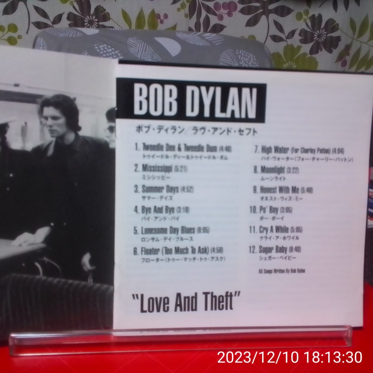 Bob Dylan / Love And Theft 日本盤帯付き_画像3