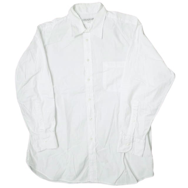 INDIVIDUALIZED SHIRTS インディビジュアライズドシャツ アメリカ製 ピンオックス レギュラーカラーシャツ 16-33 ホワイト PIN OX g14636_画像1