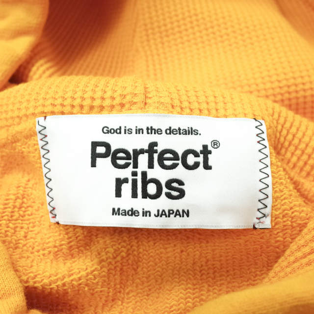 Perfect ribs x A LOVE MOVEMENT パーフェクトリブス 23SS BASIC HOODIE LOVE ＆ PEACE プルオーバーパーカー PR3120112A L Yellow g14906_画像3