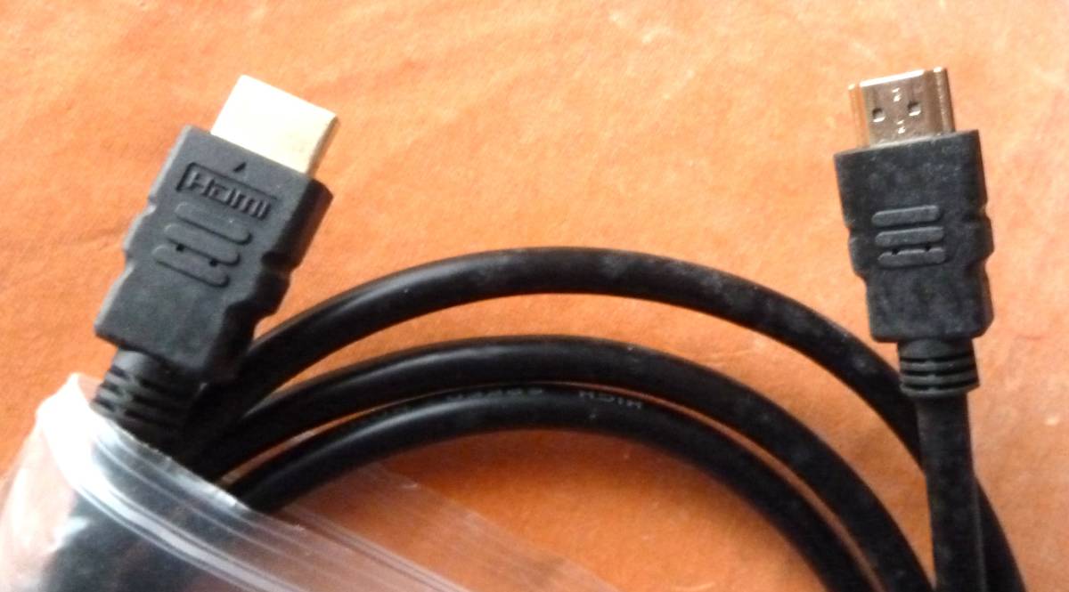 70-1）HDMI　to HDMI CABLE(L:1.8M)の中古品です。（黒色）_使用はあまりしていません。きれいです。