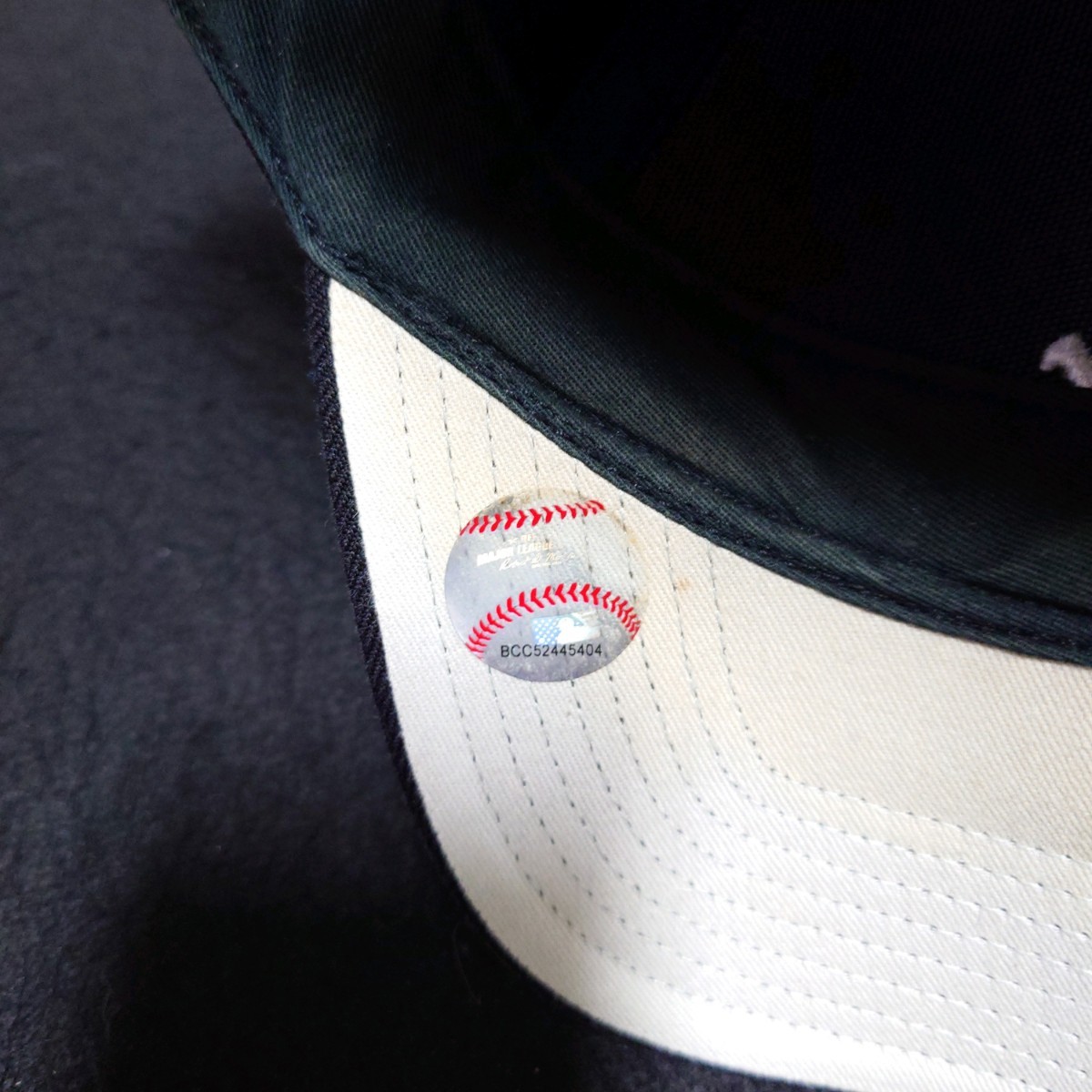 47BRAND MLB メジャーリーグ シカゴホワイトソックス キャップ 帽子 男女兼用 ユニセックス ブラック 黒 古着 野球_画像6