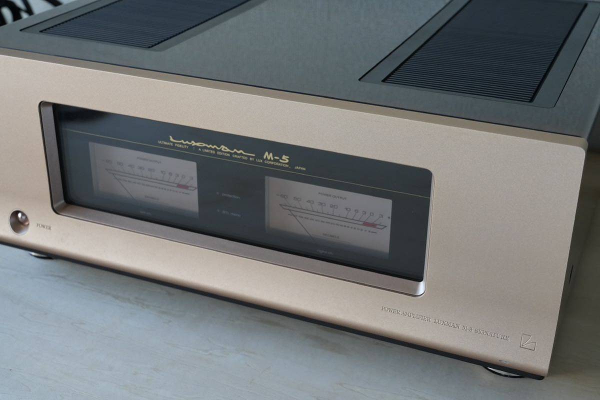 LUXMAN ラックスマン M-5 パワーアンプ_画像2