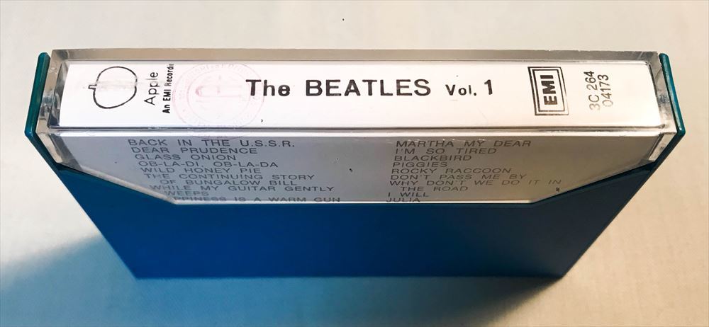 ◆イタリアORG カセットテープ◆ BEATLES / WHITE ALBUM vol.1 ◆APPLE RECORDS_画像3