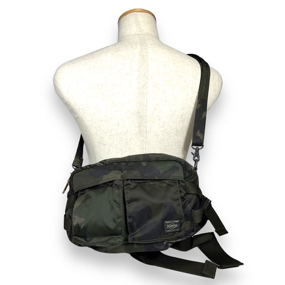 【希少】PORTER TANKER 30th 2way WAIST BAG ポーター タンカー 30周年 ウエストバッグ _画像2