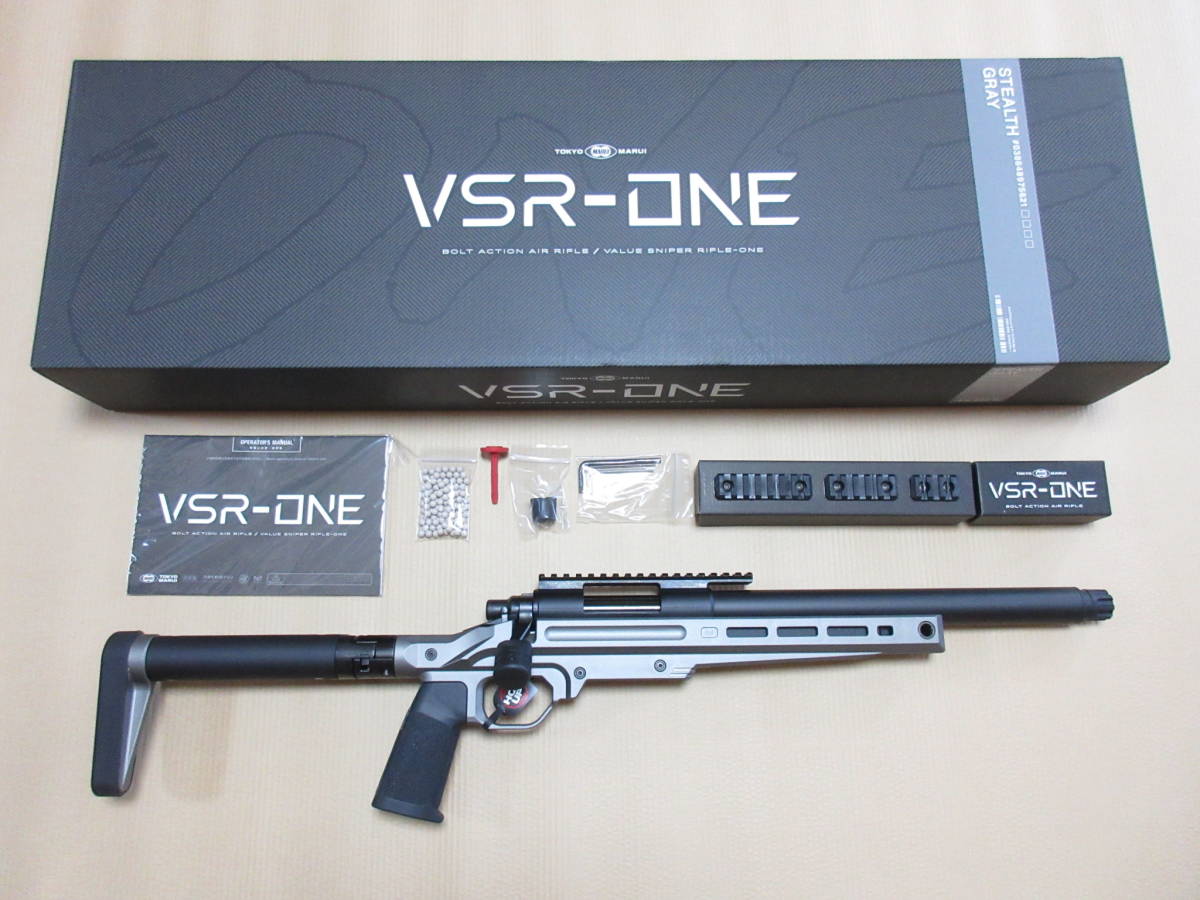 ■新品■東京マルイ VSR-ONE(ステルスグレー) 純正シリンダー封印解除 強化スプリング仕様 うましか超辛口 初速調整済み 初速98.5m/s