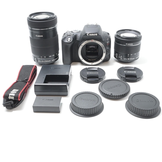 在庫処分価格 【新品級】Canon EOS Kiss X9 ブラック ダブルズーム