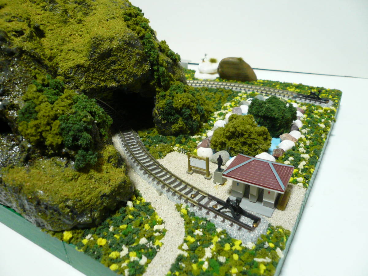 ★Nゲージ ジオラマ 鉄道模型 駅 トンネル B_画像5
