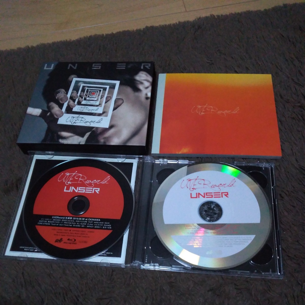 【CD】UVERworld CD UNSER(初回生産限定盤)(blu-ray disc付) 初回限定盤 ブルーレイ ウーバーワールド_画像3