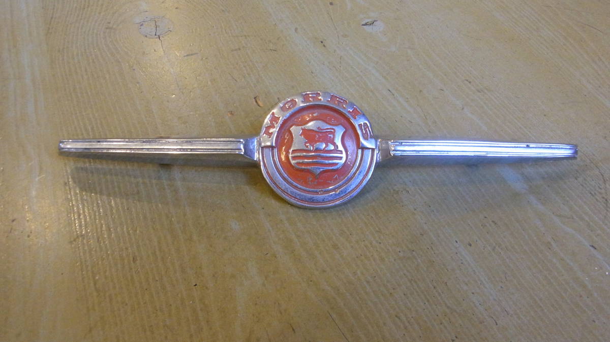 BMC MINI MORRIS MINI MINOR  FRONT EMBLEM モーリス ミニマイナー フロントエンブレム純正の画像1