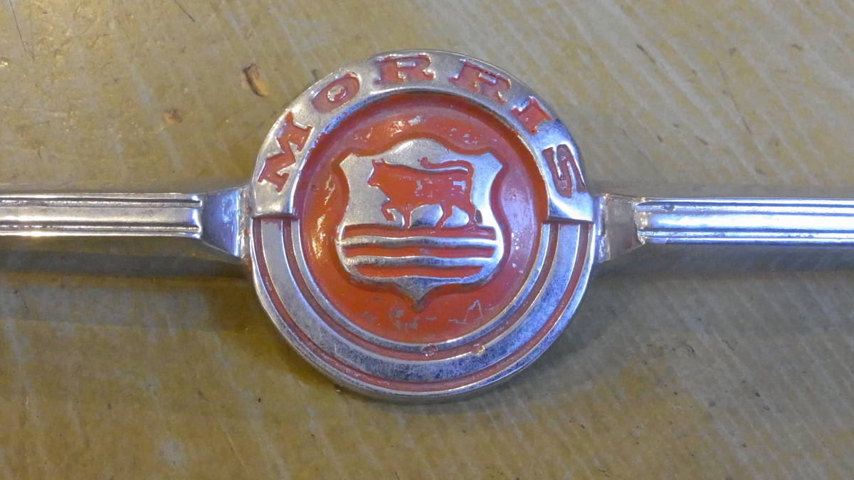 BMC MINI MORRIS MINI MINOR  FRONT EMBLEM モーリス ミニマイナー フロントエンブレム純正の画像2