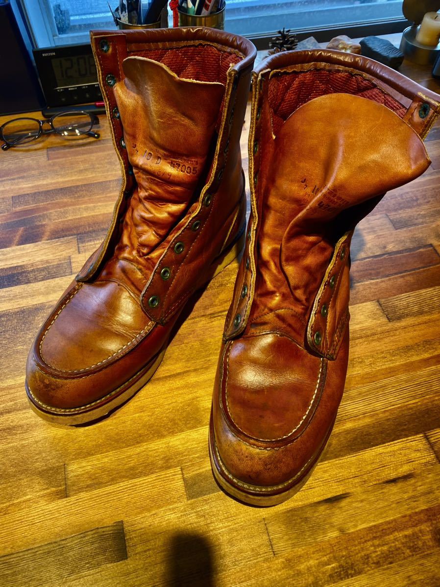 REDWING レッドウィング 879 アイリッシュセッター ロング シンサレートライニング US10D レザー 断熱材 ハンティングブーツ_画像1