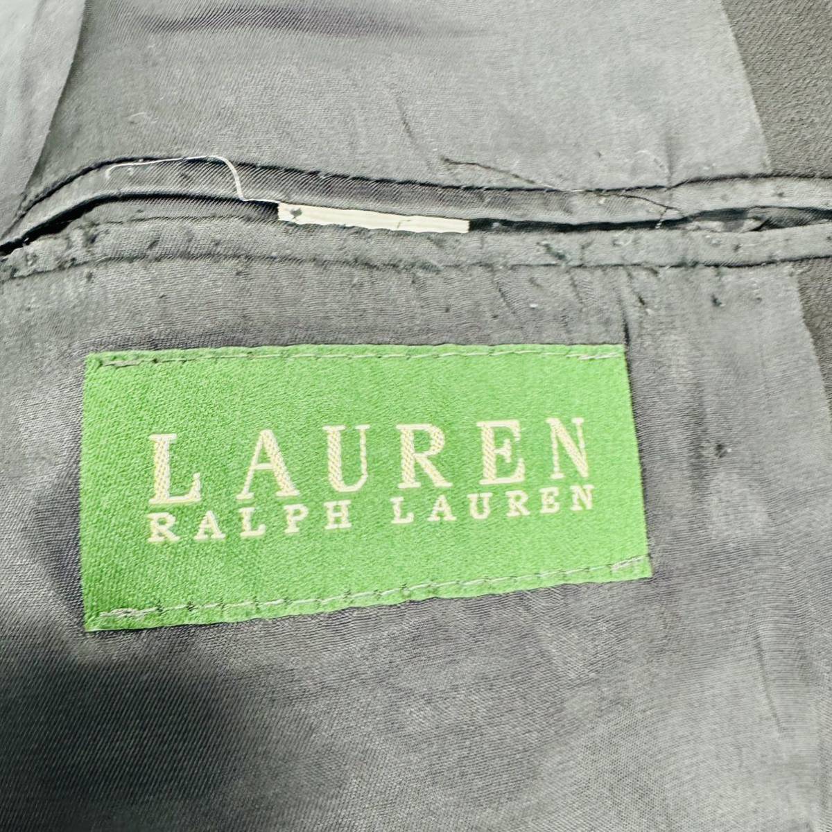 極美品【XXL】ローレンラルフローレン LAUREN Ralph Lauren テーラードジャケット ネイビー 紺ブレ 美シルエット 大きいサイズ 汎用性◎_画像8