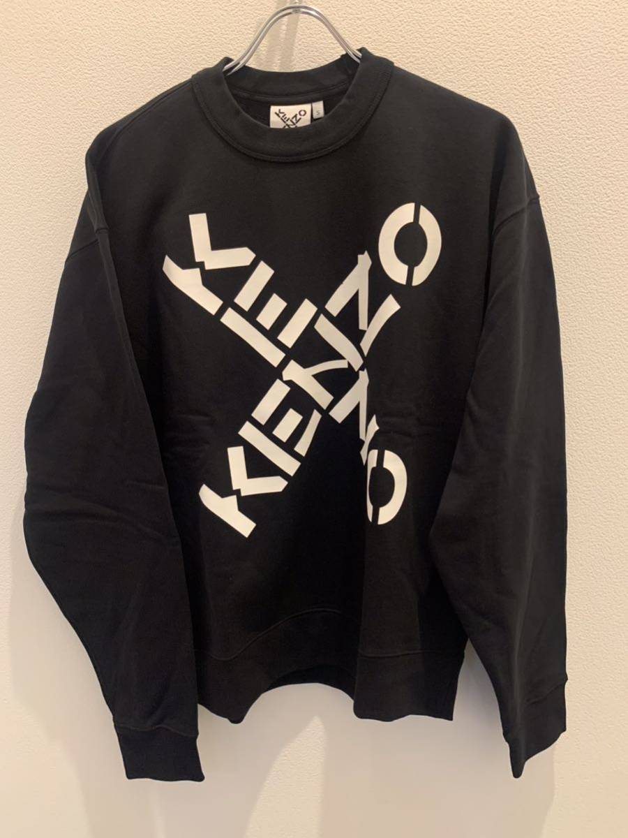 【在庫処分】新品未使用　KENZO トレーナー ブラック 5SW521 4MS 99 K42 P206 サイズS