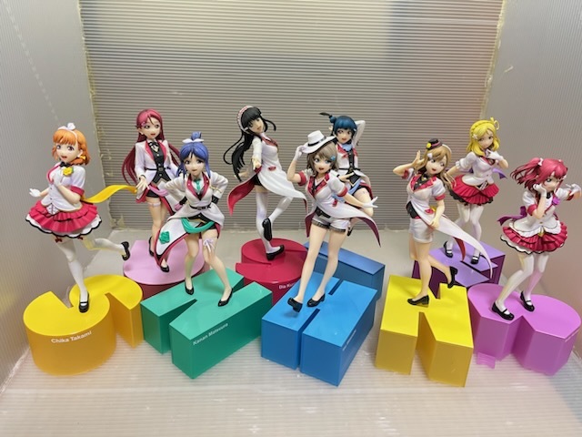 電撃屋限定 1/8 ラブライブ!サンシャイン!! Birthday Figure Project Aqoursメンバー 全員集合 9体セット ジャンク_画像1