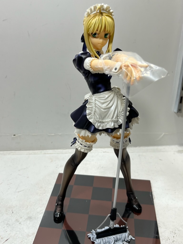 アルター 1/6 PVC製塗装済み完成品 フィギュア Fate/hollow ataraxia セイバー メイドVer. R 良品_画像4