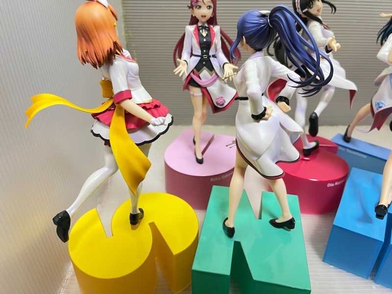 電撃屋限定 1/8 ラブライブ!サンシャイン!! Birthday Figure Project Aqoursメンバー 全員集合 9体セット ジャンク_画像4