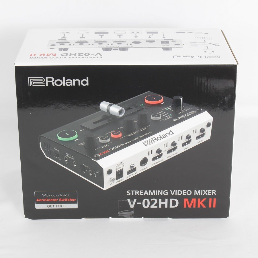 【新品未開封】ROLAND V-02HD MKII ストリーミング ビデオ ミキサー ローランド V-02HD MK2 本体