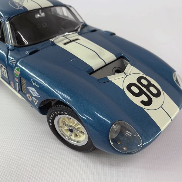 EXOTO COBRA DAYTONA COUPE CARROLL SHELBY コブラ デイトナ クーペ キャロル・シェルビー 1965 #98 ブルー《フィギュア・山城店》◆O3415の画像7