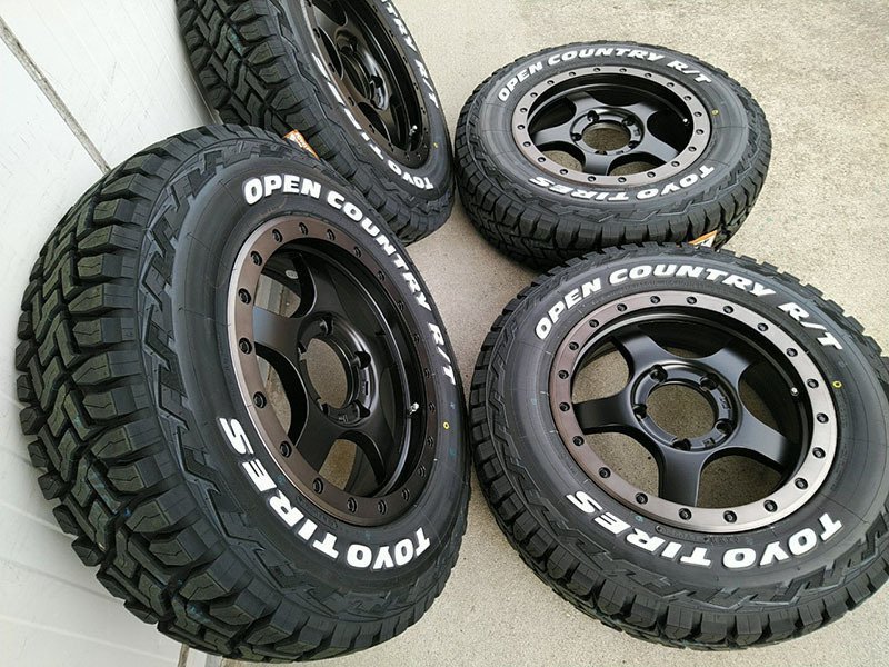 TOYO オープンカントリーR/T ホワイトレター 185/85R16 ジムニー JA11 JA12 JB23 JB64 BDX05 マットブラック