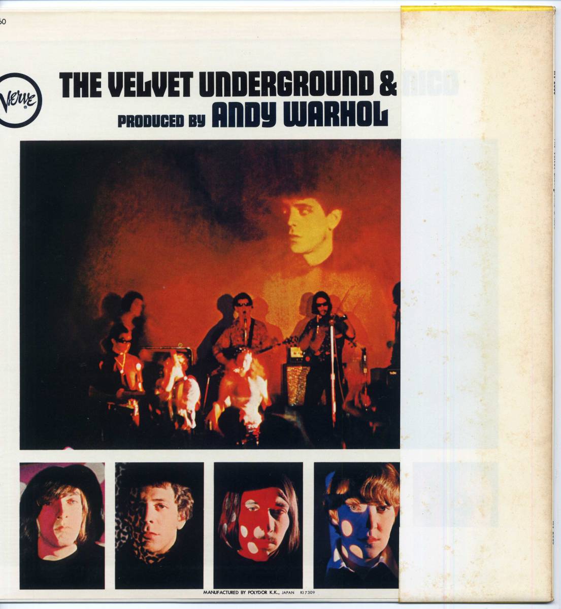 LP☆THE VELVET UNDERGROUND ＆ NICO(帯付/Verve,MV2060,￥2,300,'73)☆ヴェルヴェット・アンダーグラウンド,Lou Reed,Andy Warhol/w/OBI