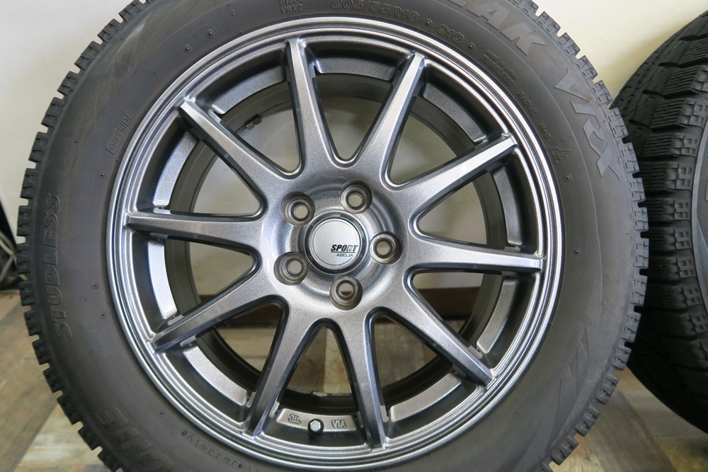 ★SPORT☆ブリザックVRX 205/55R16☆6.5J 45 PCD100 5H☆美品！★管理3125_画像2