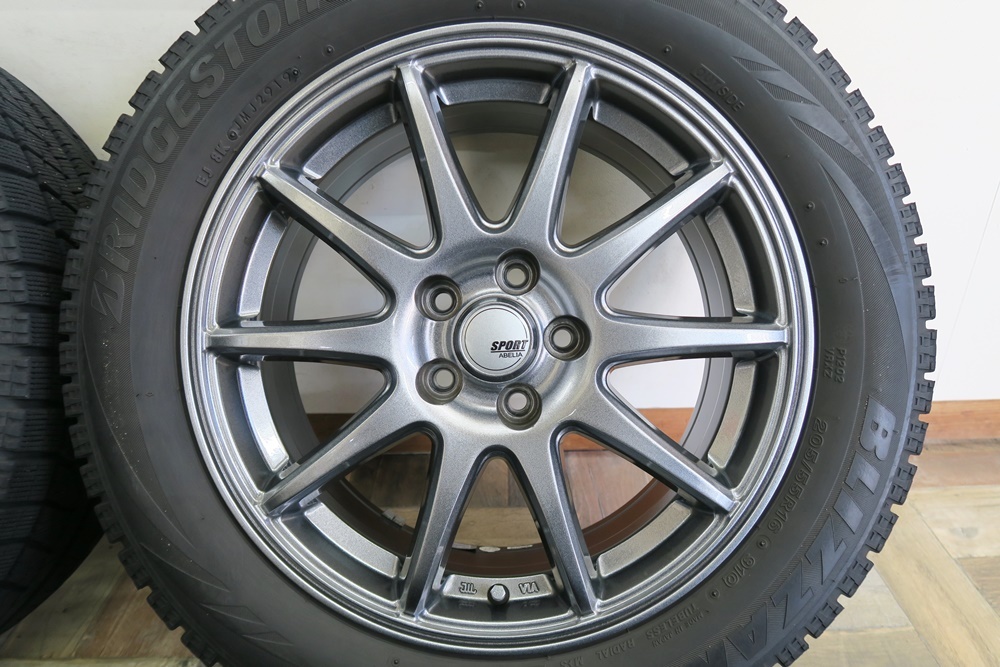 ★SPORT☆ブリザックVRX 205/55R16☆6.5J 45 PCD100 5H☆美品！★管理3125_画像3