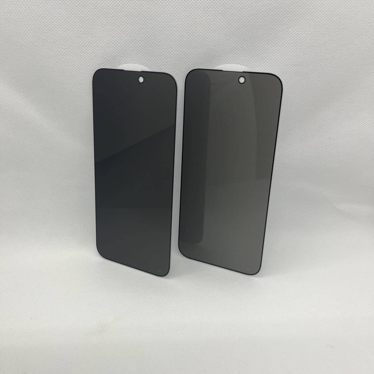 iPhone 15Plus / iPhone 15ProMax対応 覗き見防止全面保護強化ガラスフィルム2枚セット_画像5