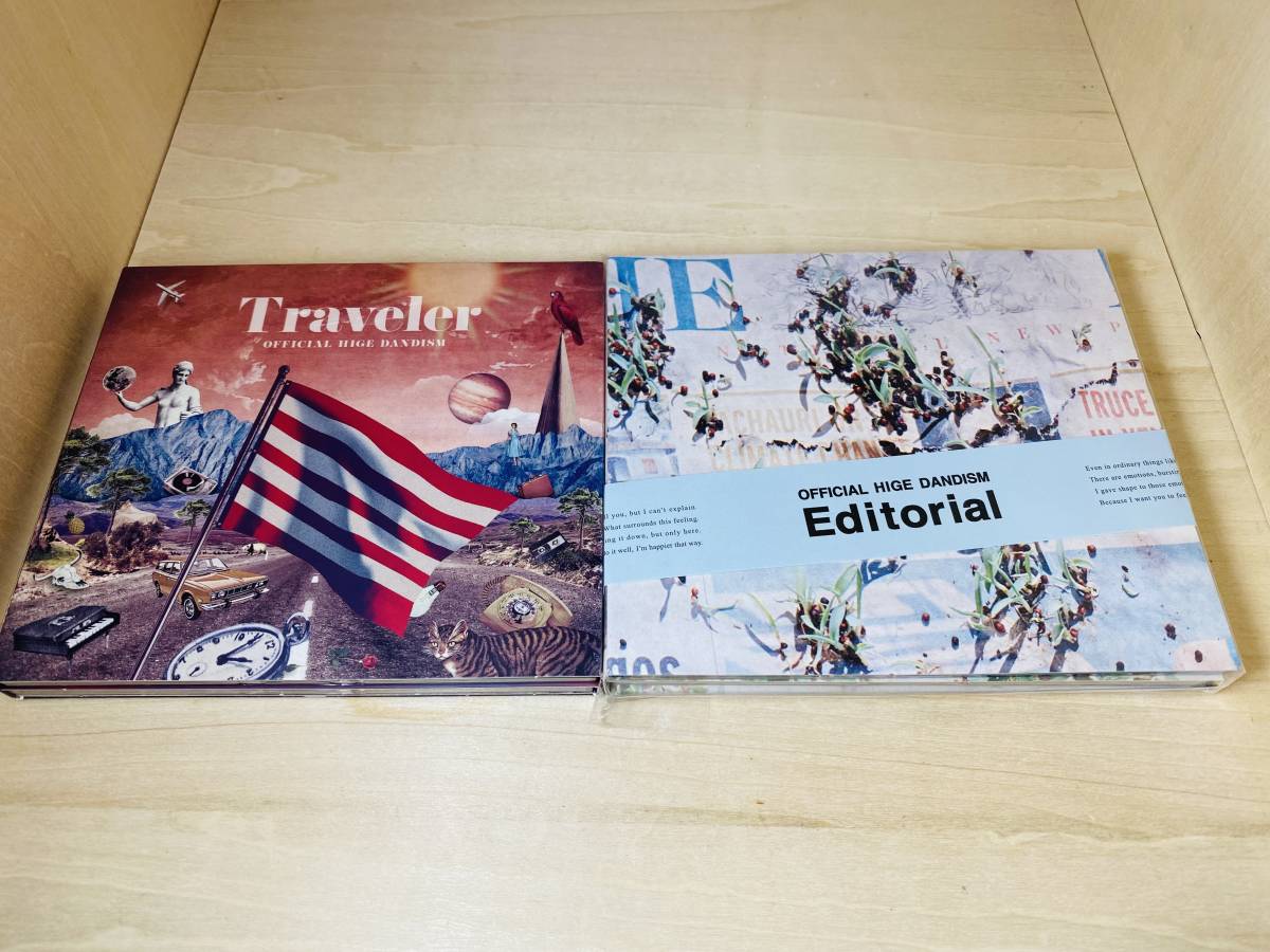 ■送料無料■ Official髭男dism Traveler / Editorial 2枚セット 初回限定盤 CD+Blu-ray_画像1