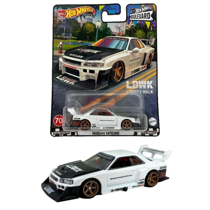 ホットウィール(Hot Wheels) ブールバード - LB-ER34 スーパーシルエット 日産 スカイライン ホットウィール プレミアム ブールバード_画像9