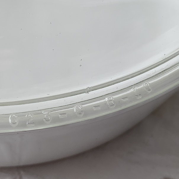 CORNING WARE Vintage pie ro Sera m heat-resisting glass kya Serow ru Showa Retro two-handled pot . saucepan cover attaching pan cookware white porcelain less seal 