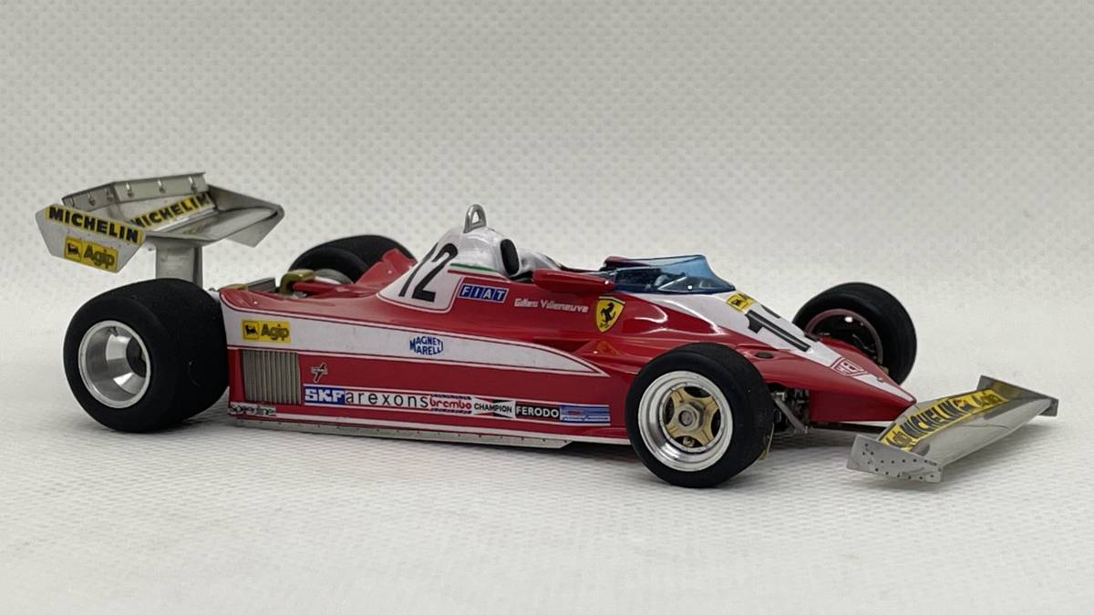 1/43 Ferrari 312T3 1978 Canada GP（Makeup製キット）の完成品_画像3
