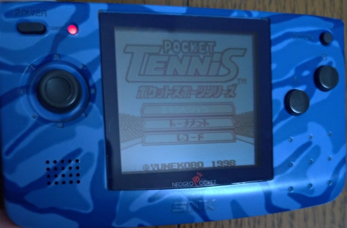 ネオジオポケット カモフラージュブルー 中古美品 全体綺麗 ネオジオポケット カモフラージュブルー 中古美品 全体綺麗