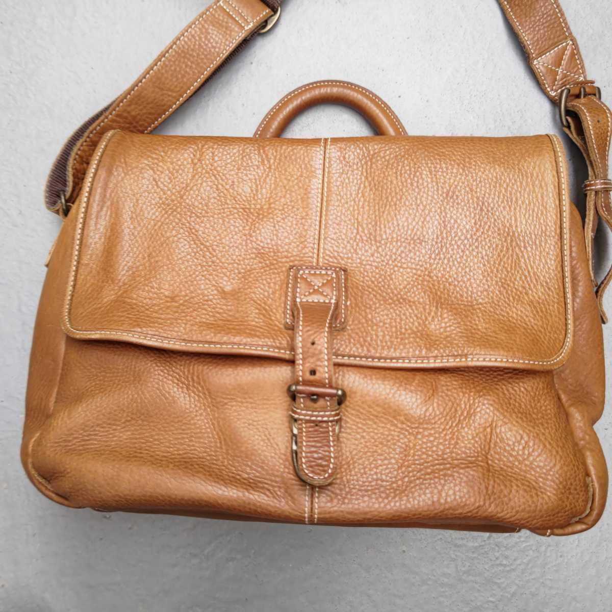 L L Bean ヴィンテージ 2wayレザーバッグ メッセンジャーバッグ L L Bean ヴィンテージ 2wayレザーバッグ メッセンジャーバッグ