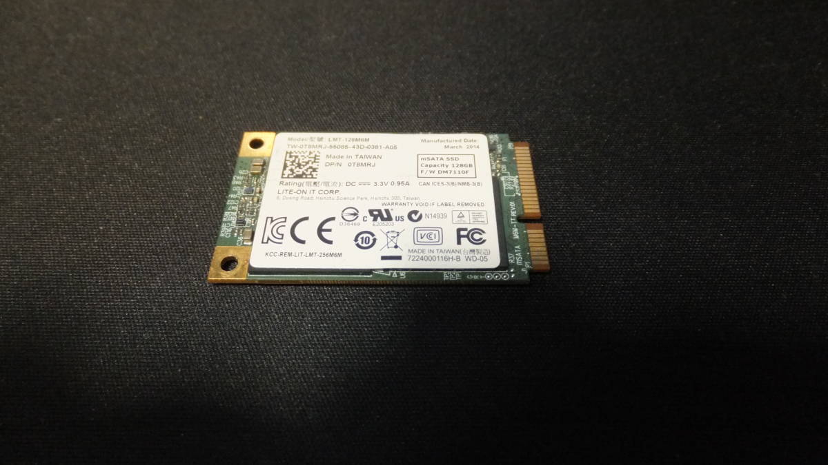 mSATA LITE-ON128GB SSD_画像1