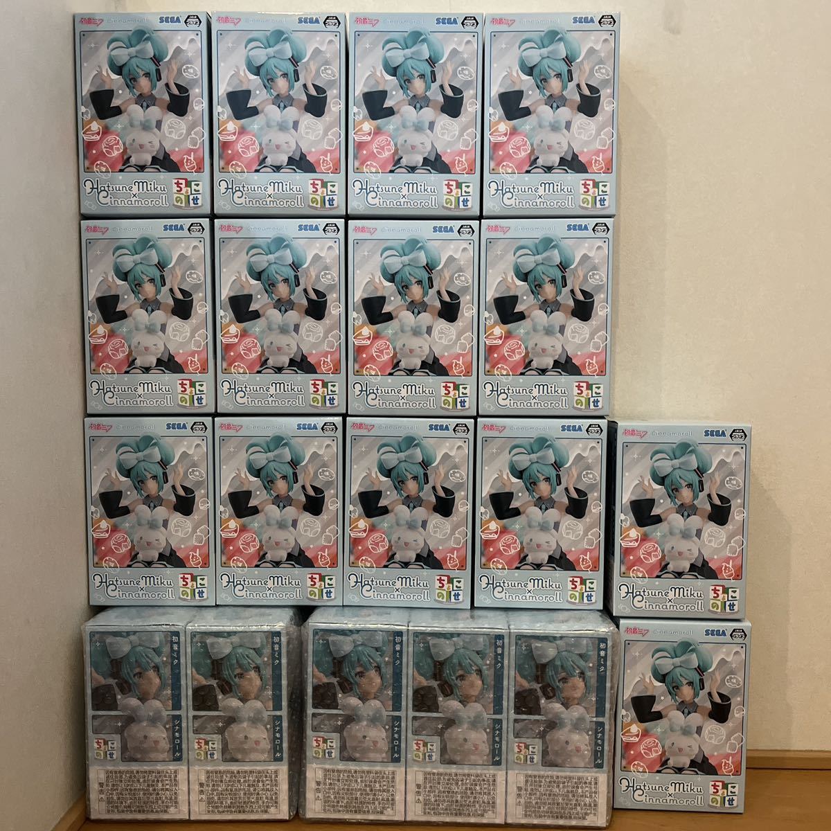 H294【19体まとめ売り★未開封新品】初音ミクシリーズ ちょこのせ PM フィギュア “初音ミク×シナモロール”_画像2