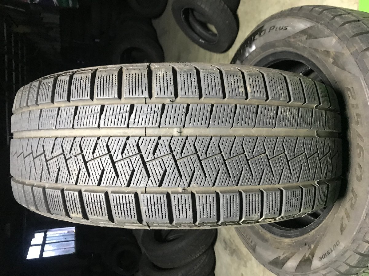 管理番号：B12-19-4●【送料無料！4本セット】215/60R17 PIRELLI ICE ASIMMTRICO PLUS 2021年製 6部山/冬タイヤ 適格請求書発行可能_画像7