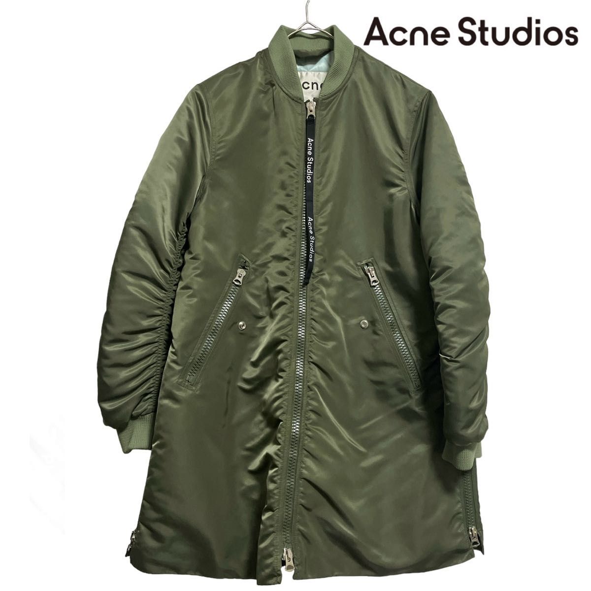美品 Acne Studios アクネストゥディオズ ロングMA-1 34サイズ 美品 Acne Studios アクネストゥディオズ ロングMA-1 34サイズ
