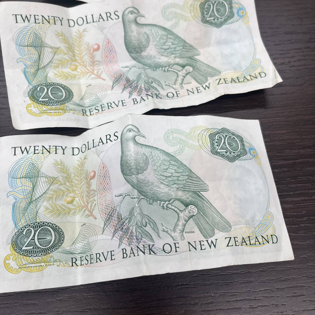 H#4333　古銭祭 外国紙幣祭 旧ニュージーランド紙幣 ニュージーランドドル 65ドル分 折れシワ等有 RESERVE BANK OF ZEALAND_画像9