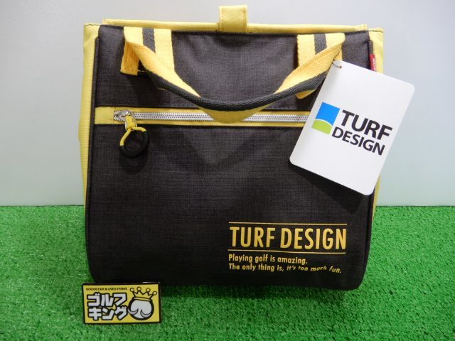 GK緑★新品511 ★ TURF DESIGN ★クーラーバッグ★保冷バッグ★ブラック×イエロー★マグネット式★便利★おすすめ★_画像1