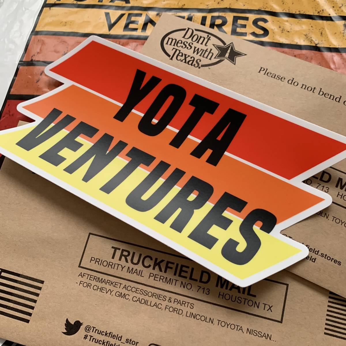 【Yota Ventures】ステッカー トヨタ オフロード ランクル タンドラ タコマ 4runner ハイラックス サーフ レクサスLX 自動車 Truckfield_画像1