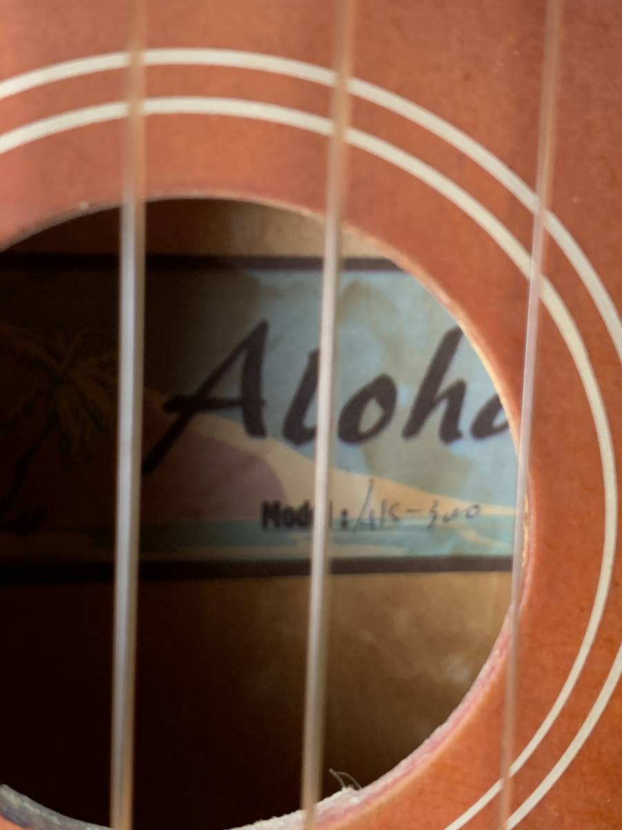 中古楽器【ウクレレ】Aloha アロハ MODEL AK-300 初心者向け @2fyo_画像4