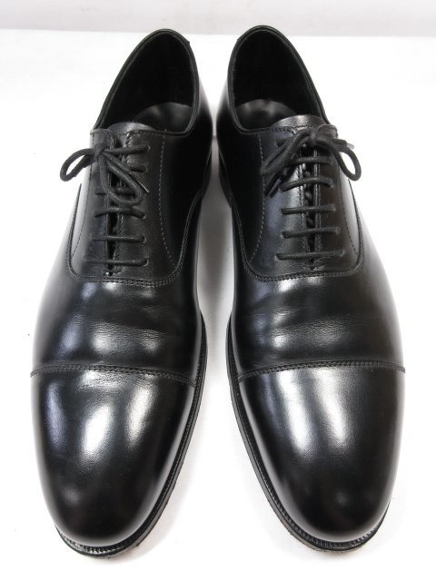 超美品 【クロケット＆ジョーンズ CROCKETT&JONES】 ハンドグレード ロンスデール Lonsdale キャップトゥ 靴 (メンズ) 8E 黒 ●18MZA4140●_画像2