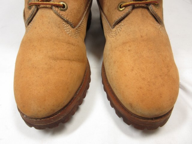 【ティンバーランド Timberland】 10061 ヌバックレザー トレッキングブーツ 紳士靴 (メンズ) size75W ライトブラウン系 ●18MZA4056●_画像3