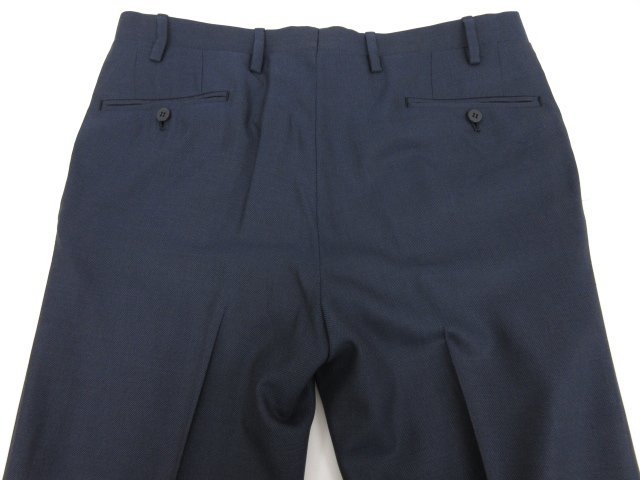 超美品 【キートン キトン Kiton】 タックトラウザーズ パンツ スラックス (メンズ) size46 紺 イタリア製 UPNJ11Z1426 ●29MP9933●_画像5